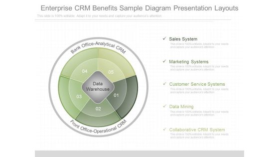 Enterprise Crm Benefits Sample Diagram Presentation Layouts Enterprise Crm Benefits Sample Diagram Presentation Layouts