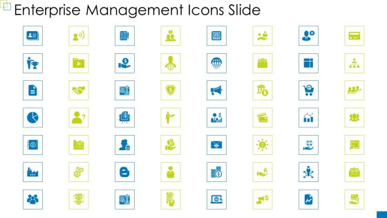 Enterprise Management Icons Slide Icons PDF