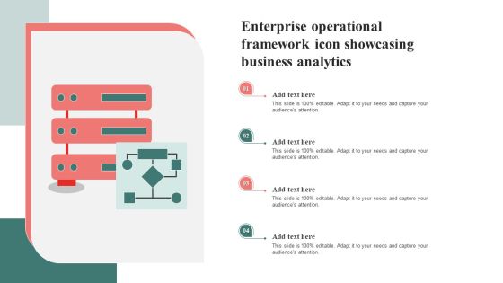 Enterprise Operational Framework Icon Showcasing Business Analytics Template PDF Enterprise Operational Framework Icon Showcasing Business Analytics Template PDF