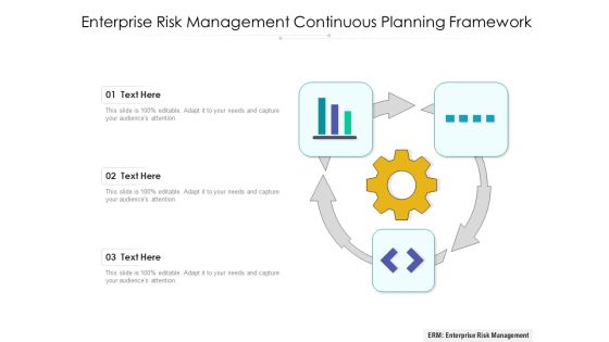 Enterprise Risk Management Continuous Planning Framework Ppt PowerPoint Presentation File Graphics Template PDF
