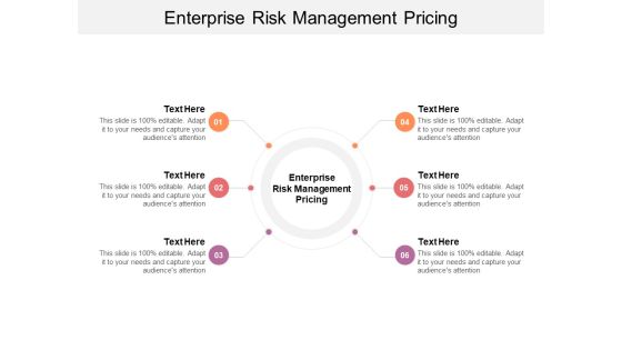 Enterprise Risk Management Pricing Ppt PowerPoint Presentation Pictures Templates Cpb