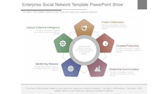 Enterprise Social Network Template Powerpoint Show Enterprise Social Network Template Powerpoint Show