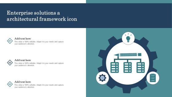 Enterprise Solutions A Architectural Framework Icon Slides PDF Enterprise Solutions A Architectural Framework Icon Slides PDF