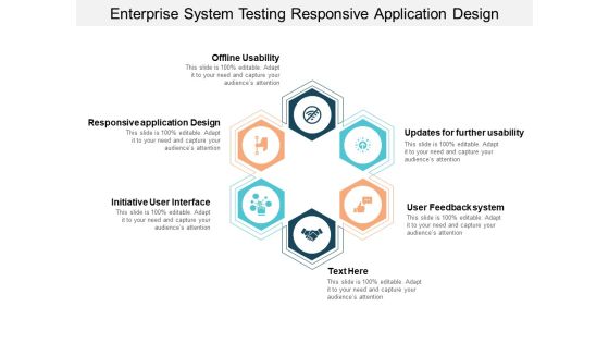 Enterprise System Testing Responsive Application Design Ppt PowerPoint Presentation Slides Portrait