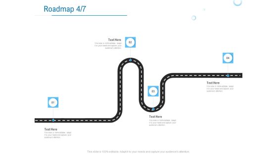 Enterprise Thesis Roadmap Four Stage Process Ppt Summary Display PDF