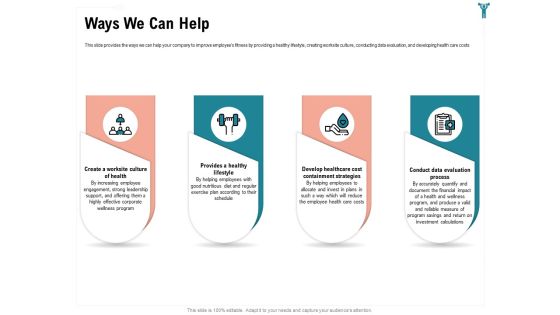 Enterprise Wellbeing Ways We Can Help Clipart PDF
