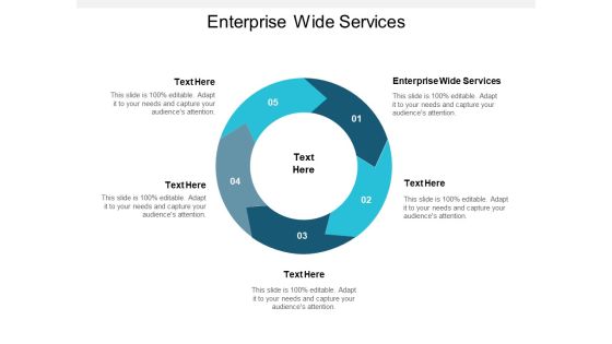 Enterprise Wide Services Ppt PowerPoint Presentation Portfolio Visuals Cpb