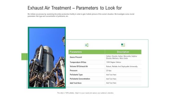 Environmental Friendly Technology Exhaust Air Treatment Parameters To Look For Diagrams PDF Environmental Friendly Technology Exhaust Air Treatment Parameters To Look For Diagrams PDF