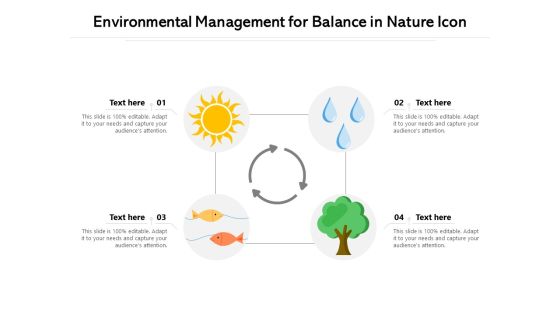 Environmental Management For Balance In Nature Icon Ppt PowerPoint Presentation File Layout PDF Environmental Management For Balance In Nature Icon Ppt PowerPoint Presentation File Layout PDF