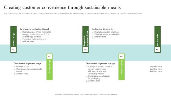 Environmental Marketing Creating Customer Convenience Through Sustainable Means Information PDF Environmental Marketing Creating Customer Convenience Through Sustainable Means Information PDF