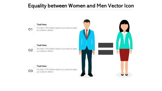 Equality Between Women And Men Vector Icon Ppt PowerPoint Presentation Model Portrait PDF Equality Between Women And Men Vector Icon Ppt PowerPoint Presentation Model Portrait PDF