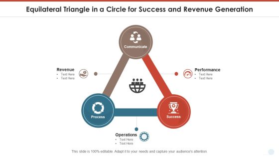 Equilateral Triangle In A Circle For Success And Revenue Generation Pictures PDF Equilateral Triangle In A Circle For Success And Revenue Generation Pictures PDF