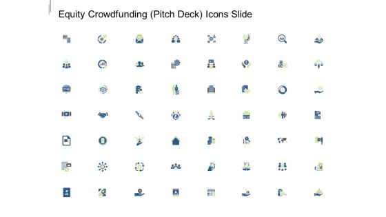 Equity Crowdfunding Pitch Deck Icons Slide Brochure PDF Equity Crowdfunding Pitch Deck Icons Slide Brochure PDF