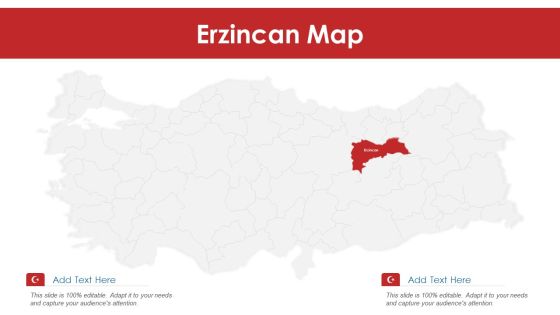 Erzincan Map PowerPoint Presentation PPT Template PDF