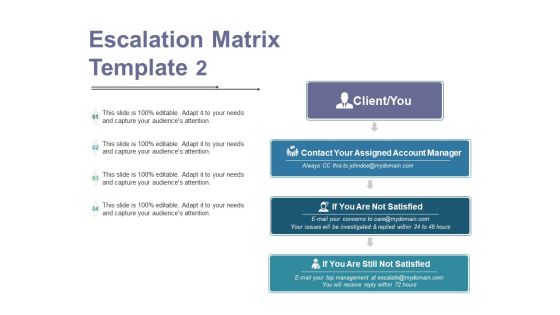 Escalation Matrix Template 2 Ppt PowerPoint Presentation Professional Gallery Escalation Matrix Template 2 Ppt PowerPoint Presentation Professional Gallery