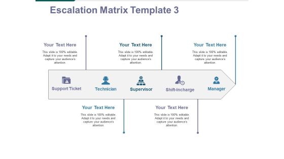 Escalation Matrix Template 3 Ppt PowerPoint Presentation Infographics Diagrams Escalation Matrix Template 3 Ppt PowerPoint Presentation Infographics Diagrams