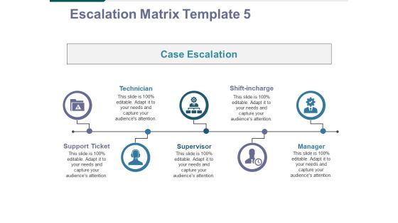 Escalation Matrix Template 5 Ppt PowerPoint Presentation Professional Tips Escalation Matrix Template 5 Ppt PowerPoint Presentation Professional Tips