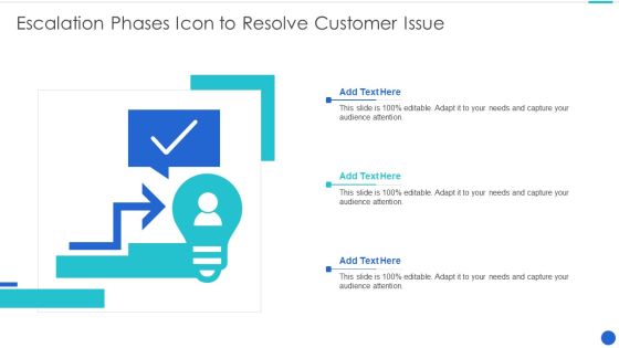 Escalation Phases Icon To Resolve Customer Issue Microsoft PDF Escalation Phases Icon To Resolve Customer Issue Microsoft PDF