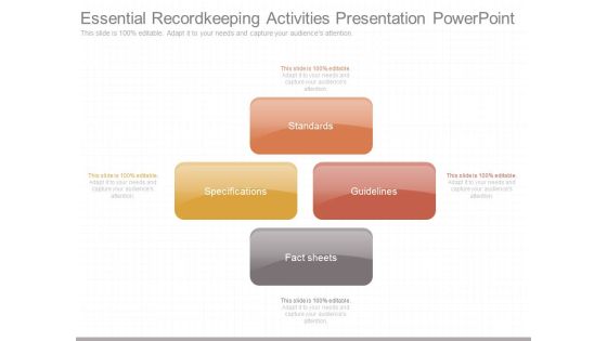 Essential Recordkeeping Activities Presentation Powerpoint Essential Recordkeeping Activities Presentation Powerpoint