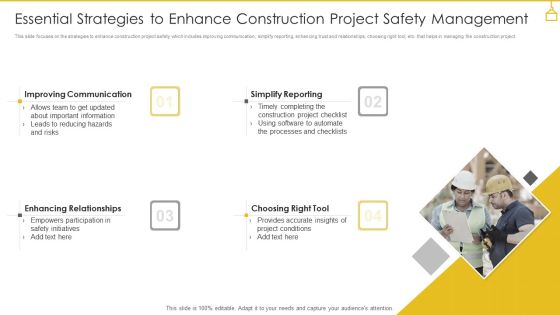 Essential Strategies To Enhance Construction Project Safety Management Topics PDF Essential Strategies To Enhance Construction Project Safety Management Topics PDF