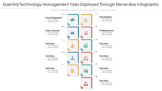 Essential Technology Management Tasks Displayed Through Eleven Box Infographic Ppt PowerPoint Presentation File Portfolio PDF Essential Technology Management Tasks Displayed Through Eleven Box Infographic Ppt PowerPoint Presentation File Portfolio PDF
