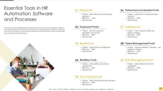 Essential Tools In HR Automation Software And Processes Brochure PDF Essential Tools In HR Automation Software And Processes Brochure PDF