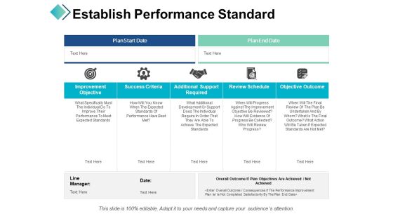 Establish Performance Standard Ppt PowerPoint Presentation Show Graphics Template Establish Performance Standard Ppt PowerPoint Presentation Show Graphics Template