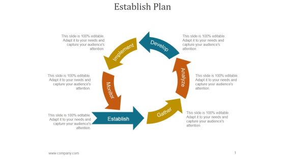 Establish Plan Ppt PowerPoint Presentation Template