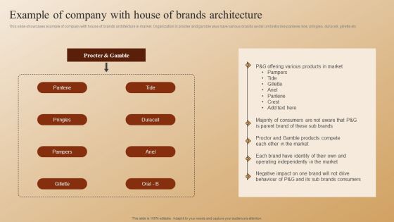 Establishing A Brand Identity For Organizations With Several Brands Example Of Company With House Of Brands Architecture Slides PDF Establishing A Brand Identity For Organizations With Several Brands Example Of Company With House Of Brands Architecture Slides PDF