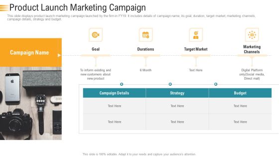 Establishing An Efficient Integrated Marketing Communication Process Product Launch Marketing Campaign Sample PDF Establishing An Efficient Integrated Marketing Communication Process Product Launch Marketing Campaign Sample PDF