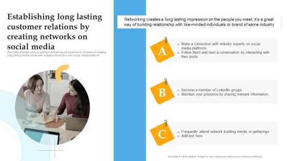 Establishing Long Lasting Customer Relations By Creating Networks On Social Media Guidelines PDF Establishing Long Lasting Customer Relations By Creating Networks On Social Media Guidelines PDF