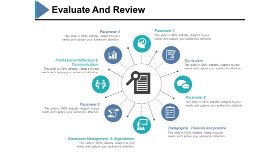 Evaluate And Review Ppt PowerPoint Presentation Icon Portrait Evaluate And Review Ppt PowerPoint Presentation Icon Portrait