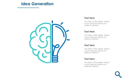 Evaluating Competitive Marketing Effectiveness Idea Generation Ppt Gallery Brochure PDF