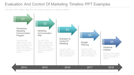 Evaluation And Control Of Marketing Timeline Ppt Examples Evaluation And Control Of Marketing Timeline Ppt Examples