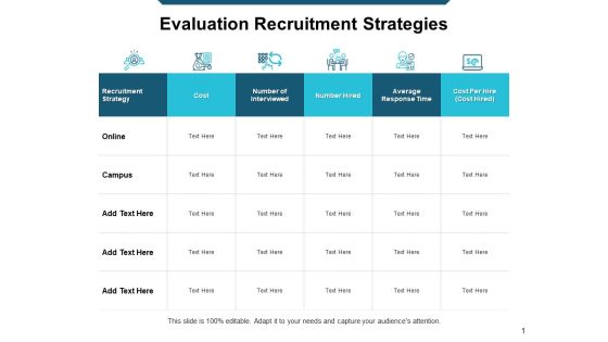 Evaluation Recruitment Strategies Ppt Powerpoint Presentation Slides Clipart Evaluation Recruitment Strategies Ppt Powerpoint Presentation Slides Clipart