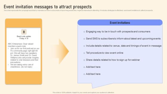 Event Invitation Messages To Attract Prospects Ppt PowerPoint Presentation File Example File PDF Event Invitation Messages To Attract Prospects Ppt PowerPoint Presentation File Example File PDF