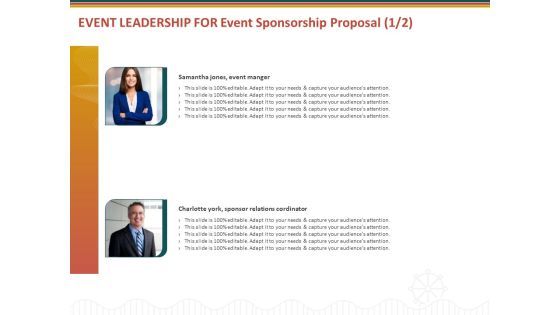 Event Leadership For Event Sponsorship Proposal Ppt Portfolio Graphics Pictures PDF Event Leadership For Event Sponsorship Proposal Ppt Portfolio Graphics Pictures PDF