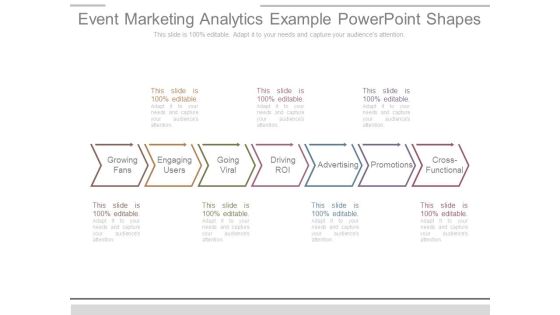 Event Marketing Analytics Example Powerpoint Shapes