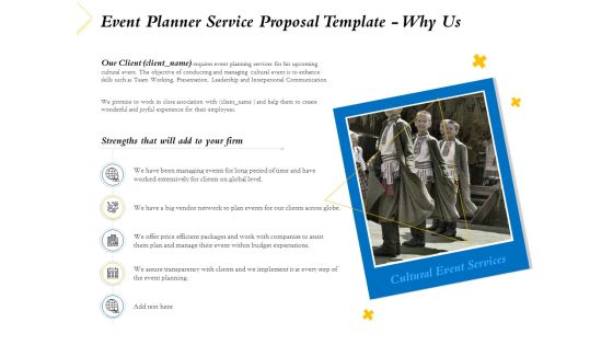 Event Planner Service Proposal Template Why Us Ppt Summary Example Introduction PDF Event Planner Service Proposal Template Why Us Ppt Summary Example Introduction PDF