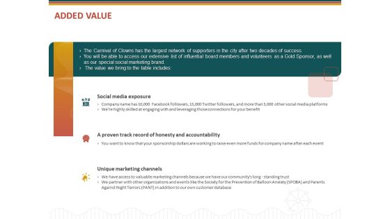 Event Sponsorship Added Value Ppt Icon Graphics Download PDF Event Sponsorship Added Value Ppt Icon Graphics Download PDF