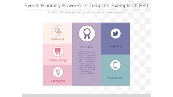 Events Planning Powerpoint Template Example Of Ppt