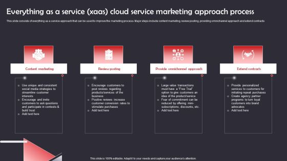 Everything As A Service Xaas Cloud Service Marketing Approach Process Elements PDF Everything As A Service Xaas Cloud Service Marketing Approach Process Elements PDF