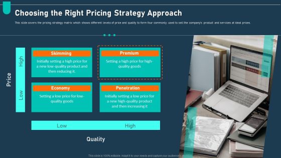 Examining Price Optimization Organization Choosing The Right Pricing Strategy Approach Ppt Styles Example PDF