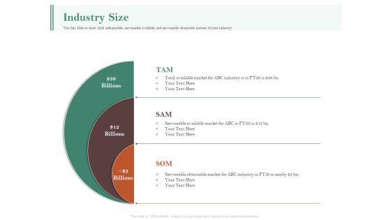 Examining The Industry Environment Of Company Industry Size Ppt Visual Aids Professional PDF