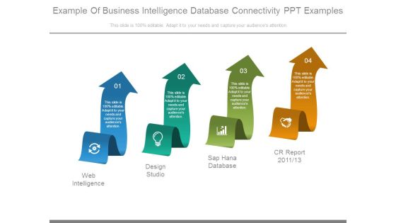 Example Of Business Intelligence Database Connectivity Ppt Examples