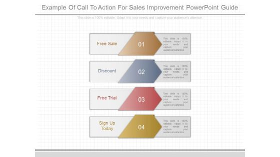 Example Of Call To Action For Sales Improvement Powerpoint Guide Example Of Call To Action For Sales Improvement Powerpoint Guide