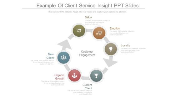 Example Of Client Service Insight Ppt Slides