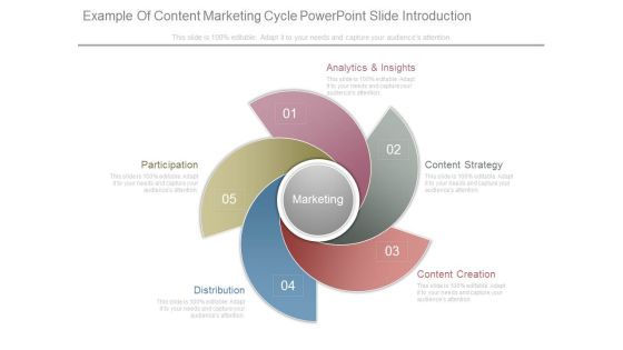 Example Of Content Marketing Cycle Powerpoint Slide Introduction Example Of Content Marketing Cycle Powerpoint Slide Introduction