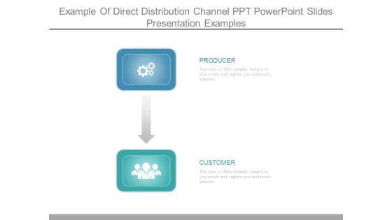 Example Of Direct Distribution Channel Ppt Powerpoint Slides Presentation Examples Example Of Direct Distribution Channel Ppt Powerpoint Slides Presentation Examples