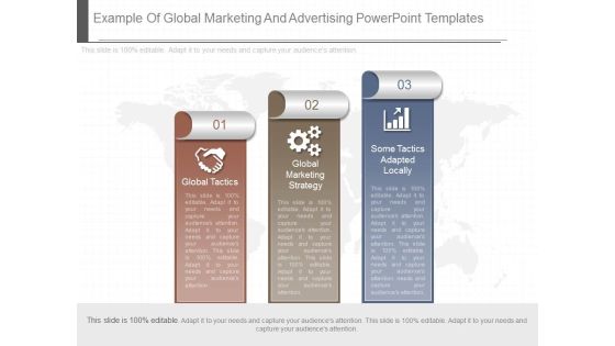 Example Of Global Marketing And Advertising Powerpoint Templates